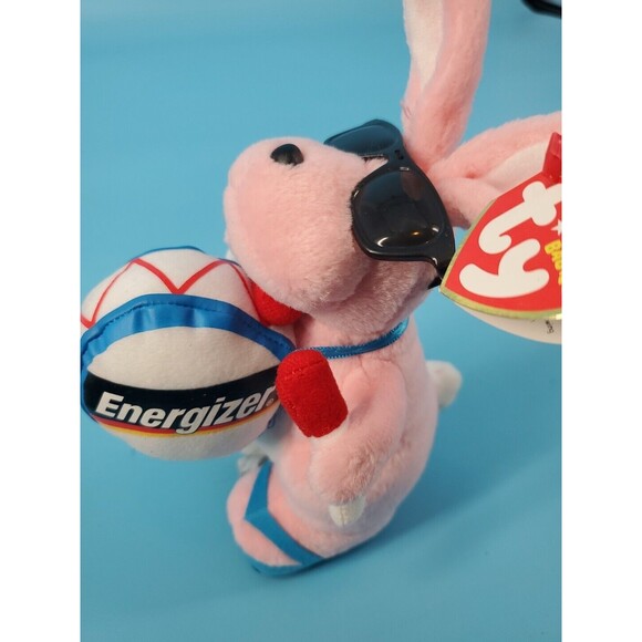 Ty Energizer Bunny Plush  9"   With Hang Tag Walgreens Exclusive Pink Retired - Picture 5 of 11